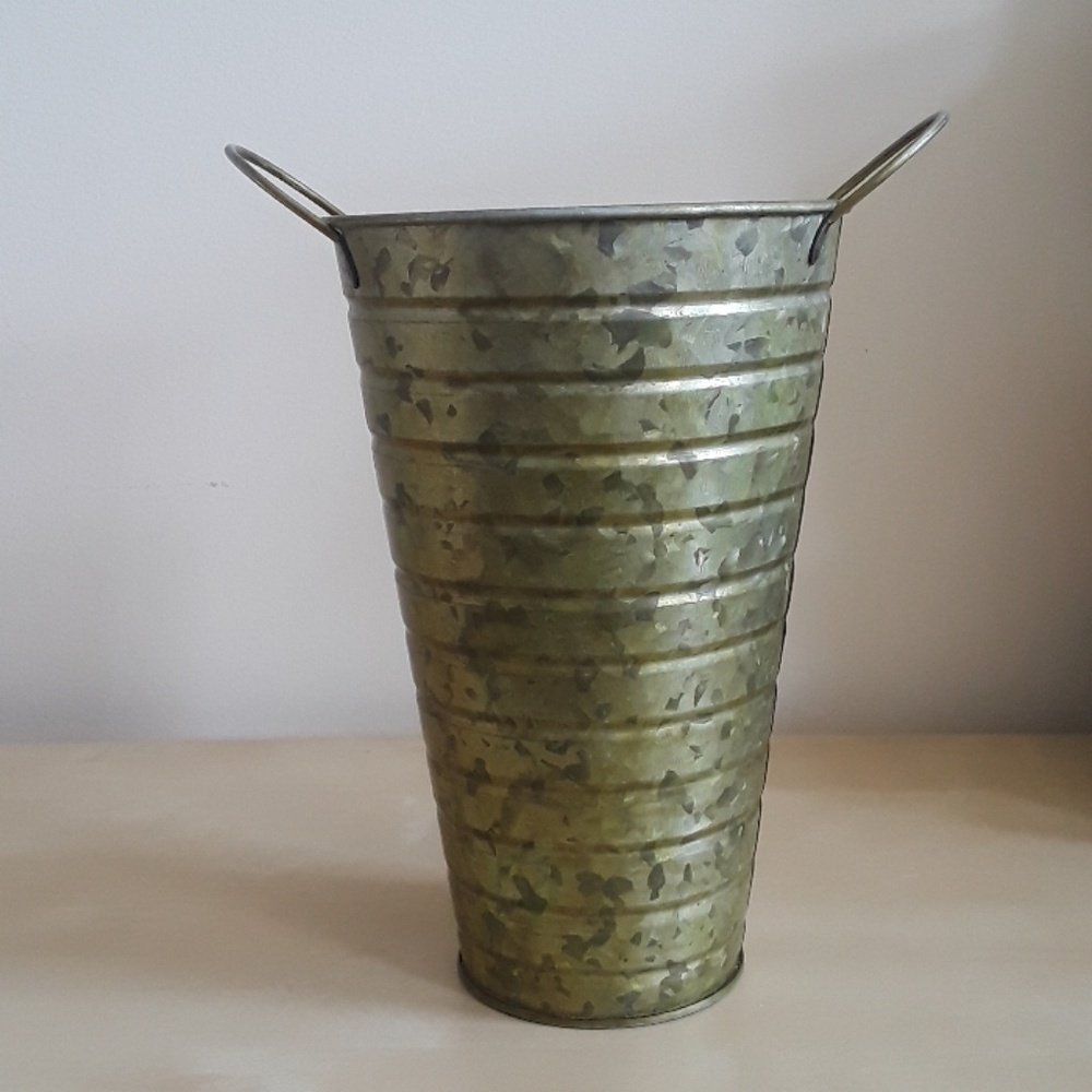 Decorative Rustic Floral Container